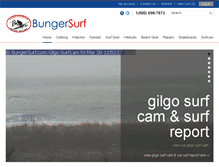 Tablet Screenshot of bungersurf.com